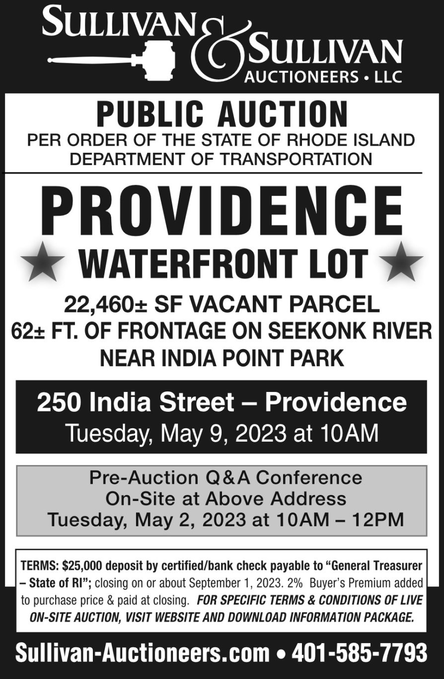 Auction: 250 India Street, Providence, RI | Sullivan & Sullivan